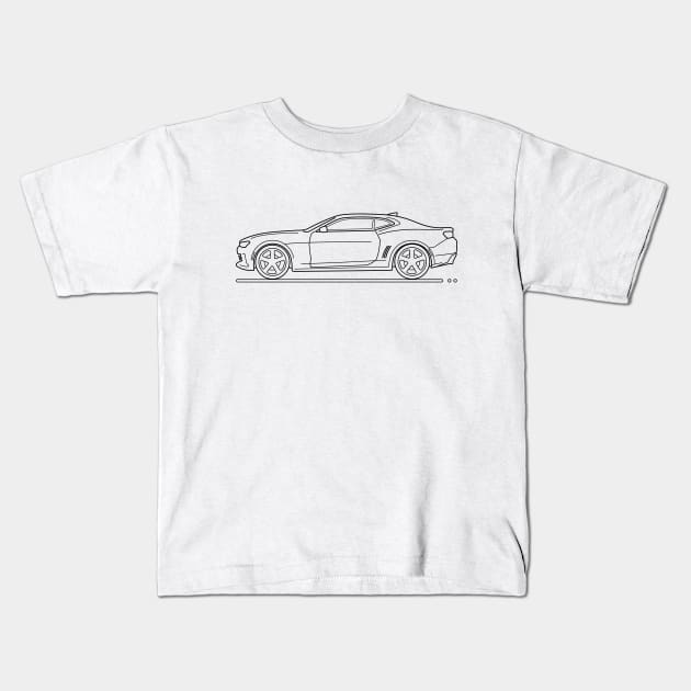 Bee super car B Kids T-Shirt by garistipis